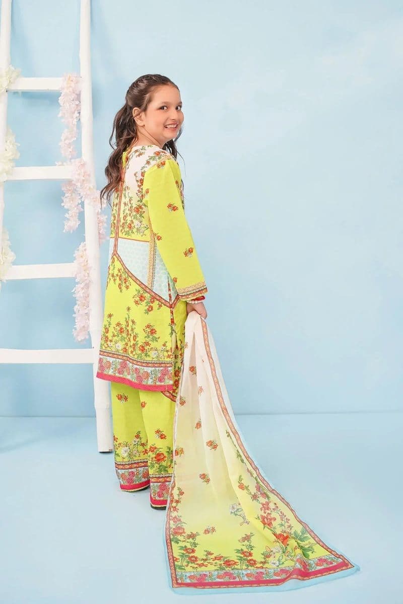 Poly Lawn Digital Printed 3 Pc Suit thumbnail