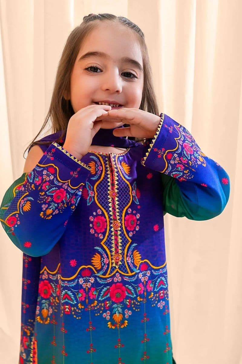 Poly Lawn Digital Printed 3 Pc Suit thumbnail