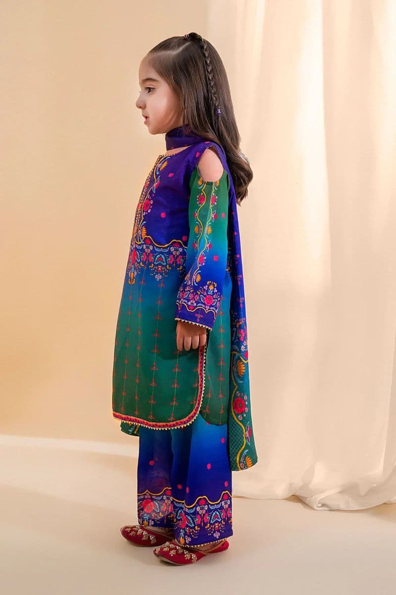 Poly Lawn Digital Printed 3 Pc Suit thumbnail