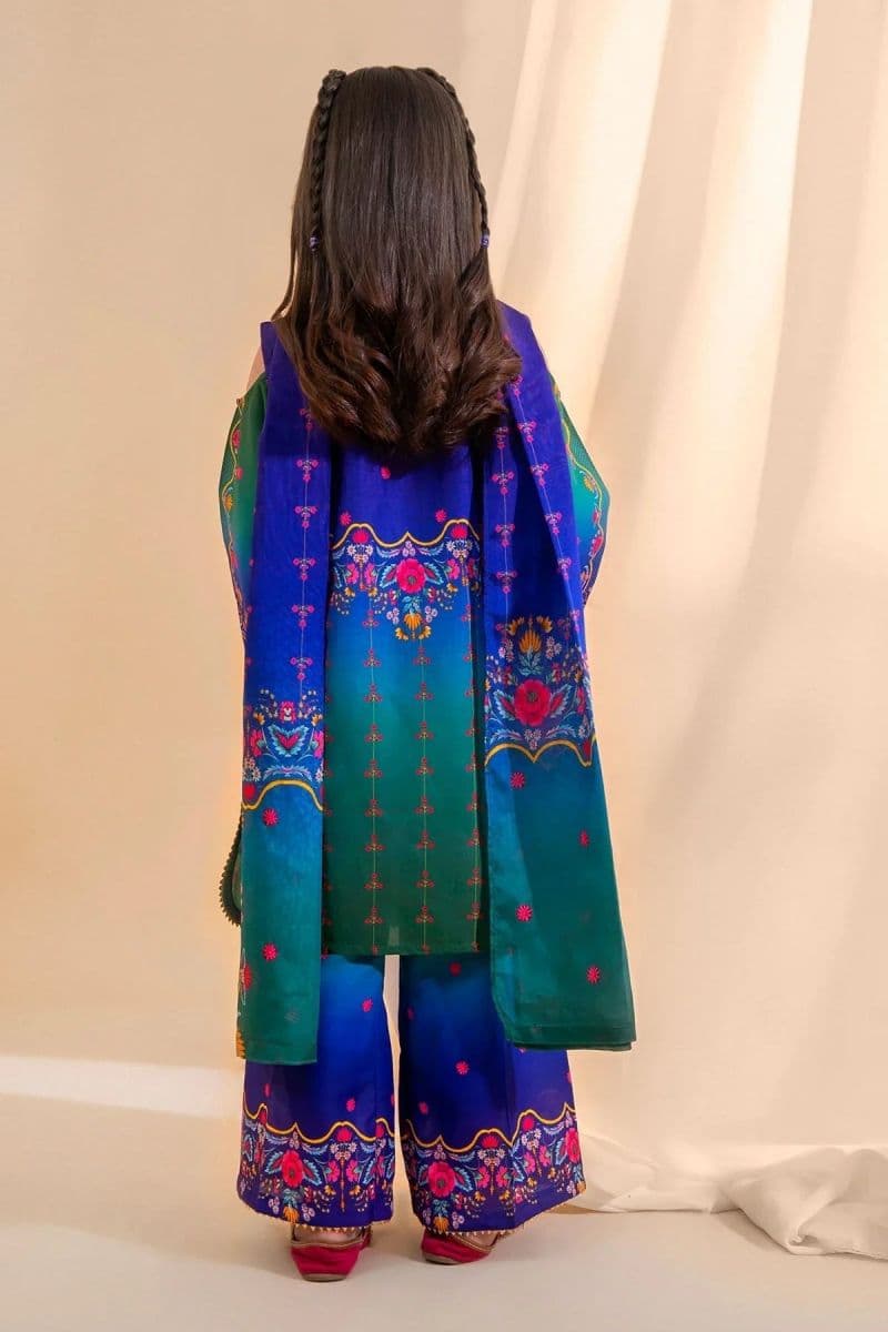 Poly Lawn Digital Printed 3 Pc Suit thumbnail