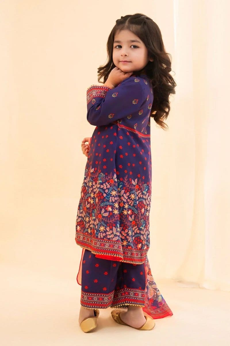 Poly Lawn Digital Printed 3 Pc Suit thumbnail