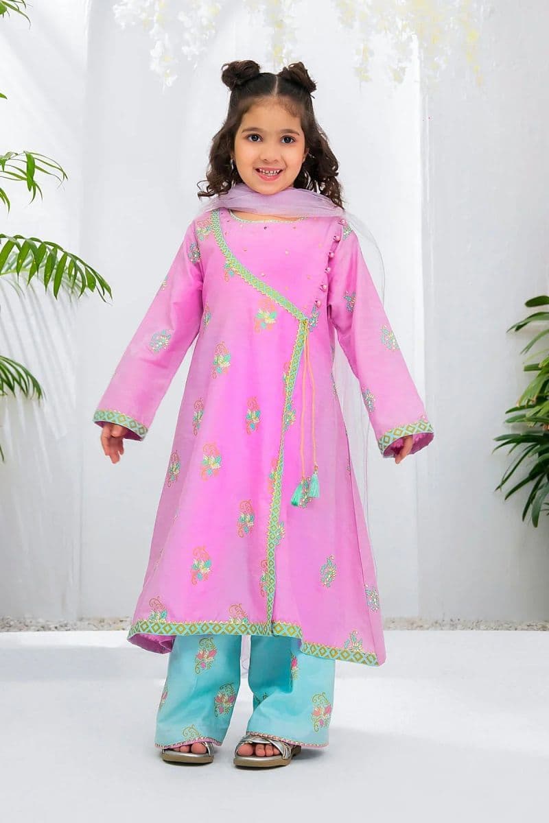 Cotton Silk Printed 3 Pc Suit thumbnail