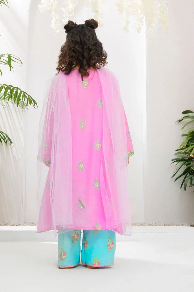 Cotton Silk Printed 3 Pc Suit thumbnail