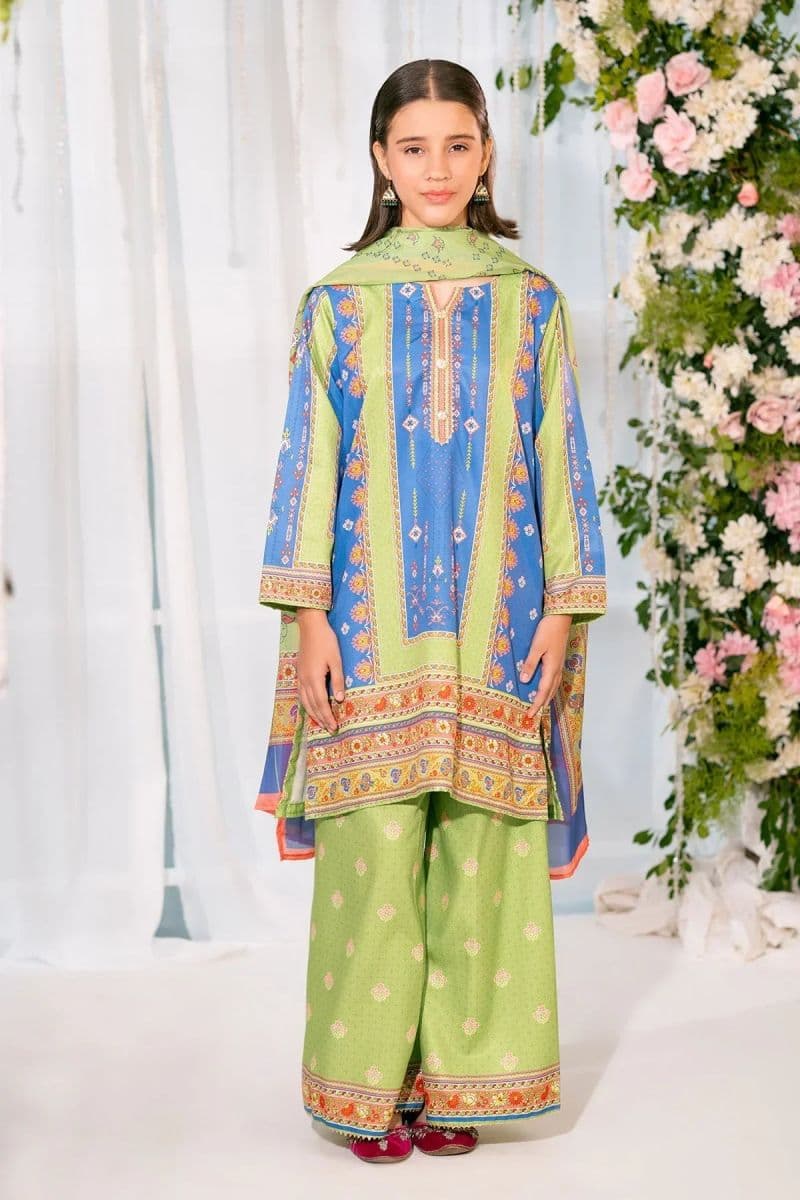 Herringbone Digital Printed 3 Pc Suit thumbnail