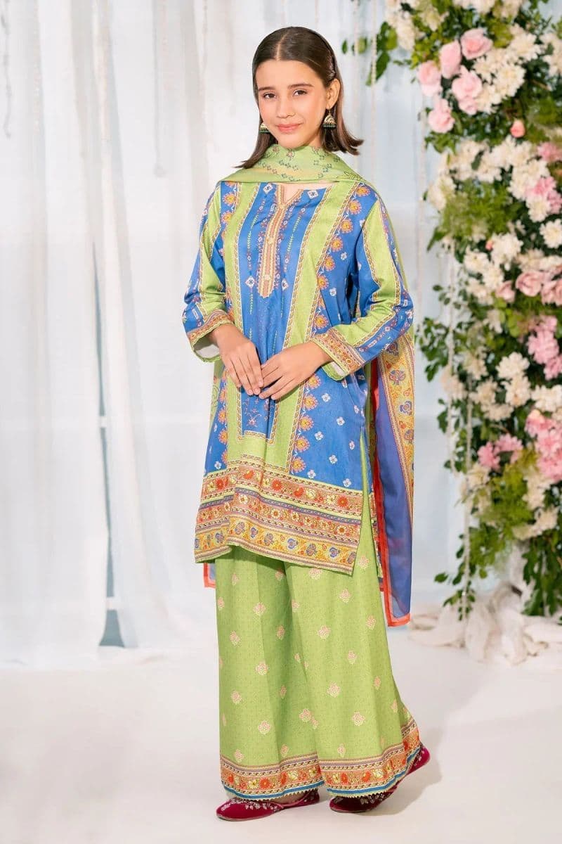 Herringbone Digital Printed 3 Pc Suit thumbnail