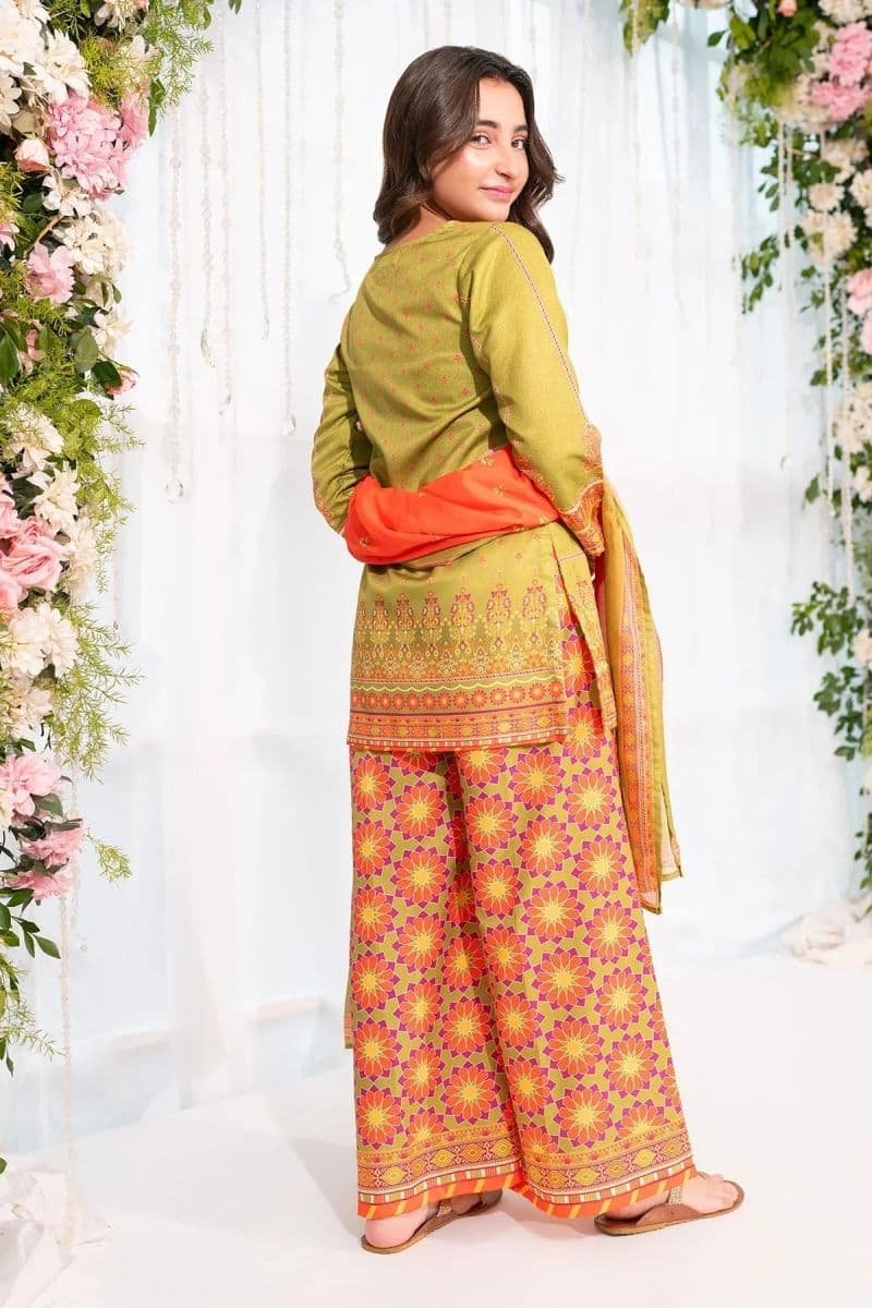 Herringbone Digital Printed 3 Pc Suit thumbnail
