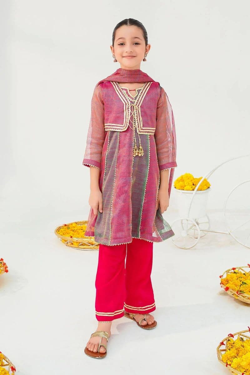 Khaddi Net Embellished 3 Pc Suit thumbnail