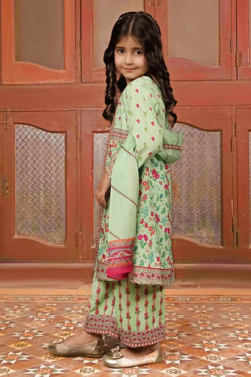 Poly Lawn Digital Printed 3 Pc Suit thumbnail
