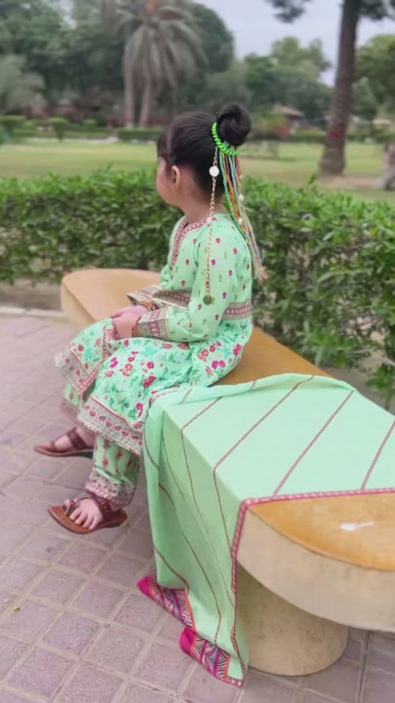 Poly Lawn Digital Printed 3 Pc Suit thumbnail