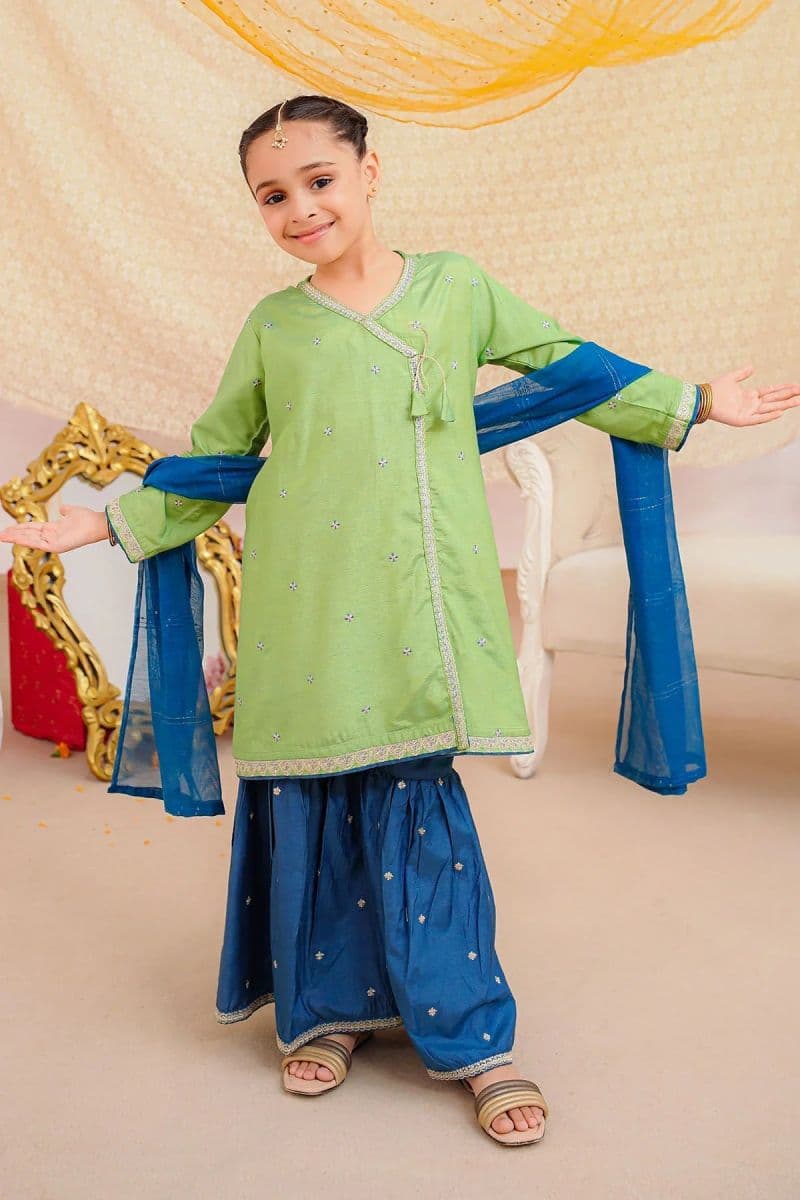 Cotton Silk Embroidered 3 Pc Suit thumbnail
