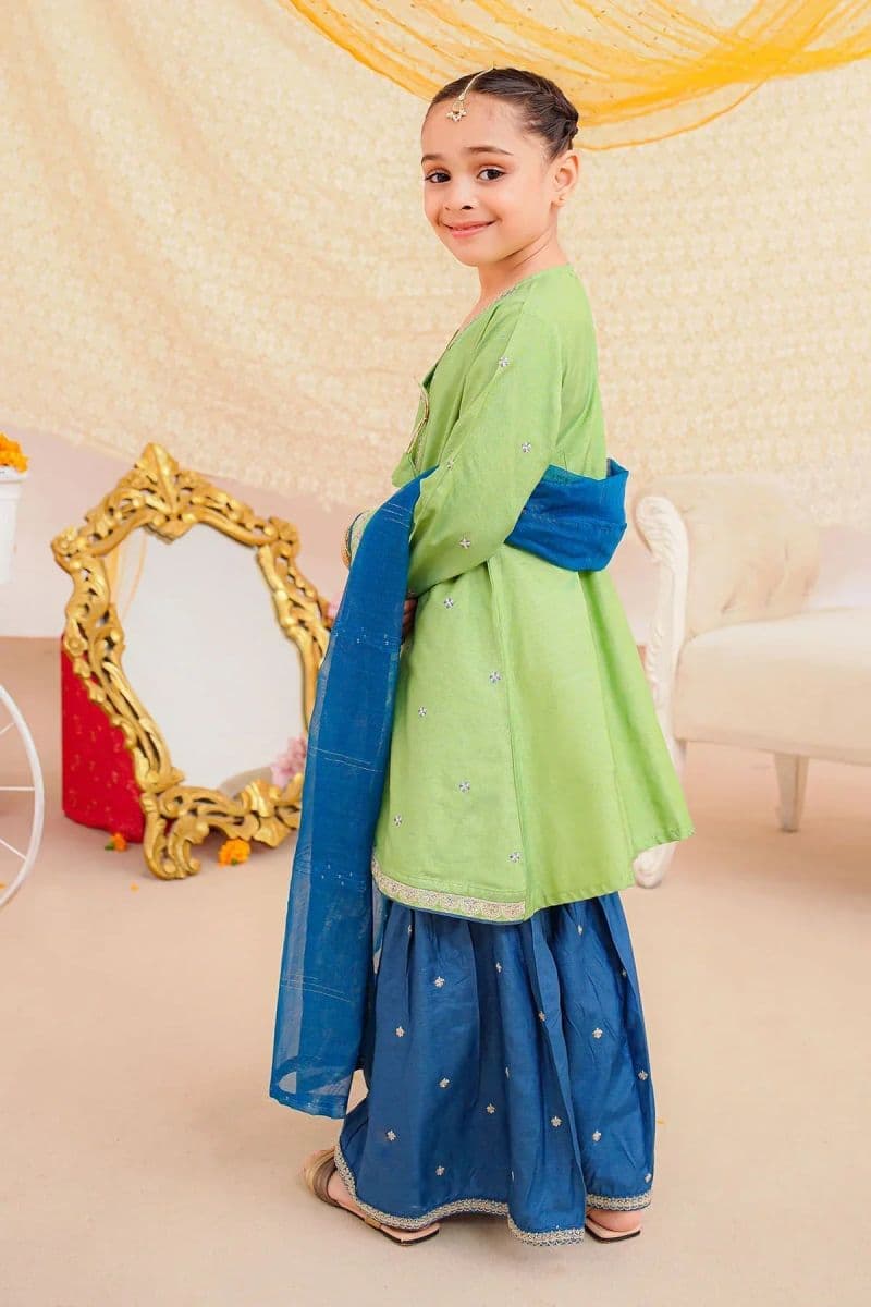 Cotton Silk Embroidered 3 Pc Suit thumbnail