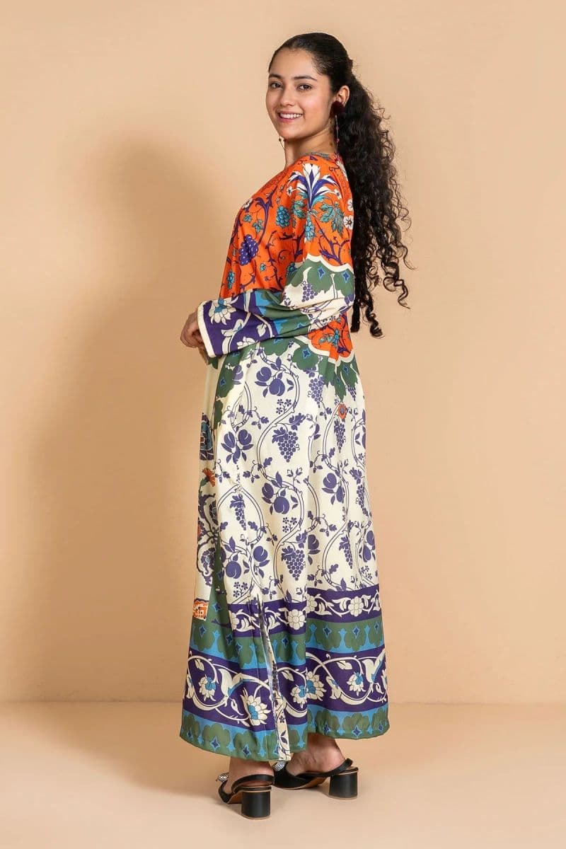 Poly Lawn Digital Printed Kaftan thumbnail