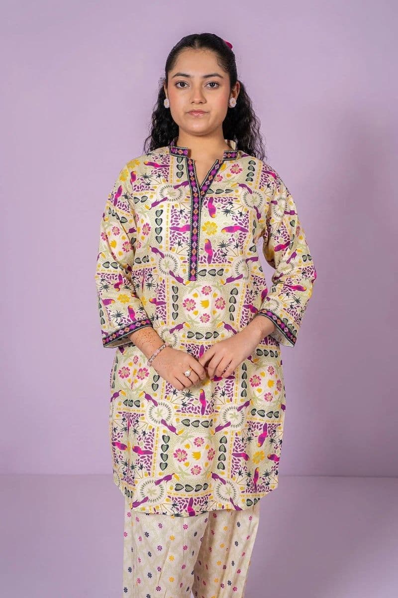 Cotton Lawn Printed 2 Pc Suit thumbnail
