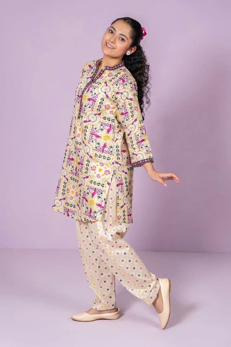 Cotton Lawn Printed 2 Pc Suit thumbnail