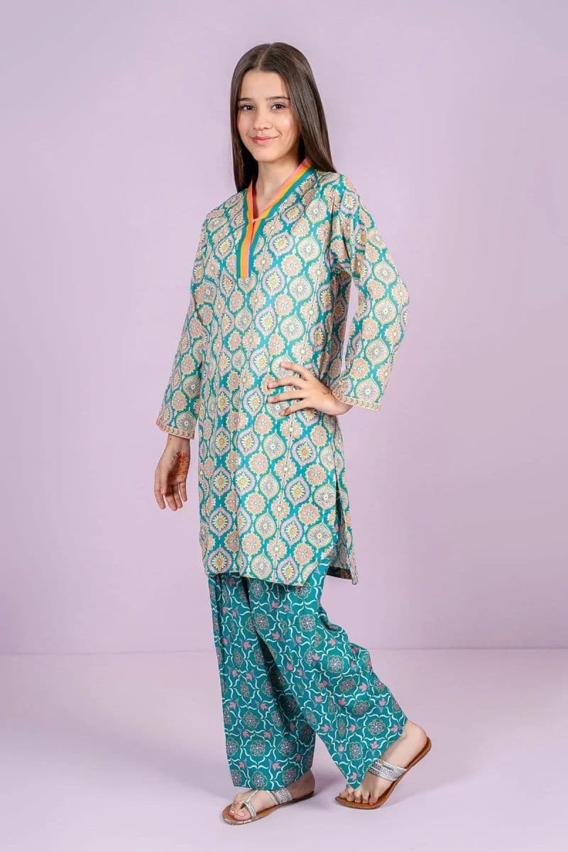 Cotton Lawn Printed 2 Pc Suit thumbnail