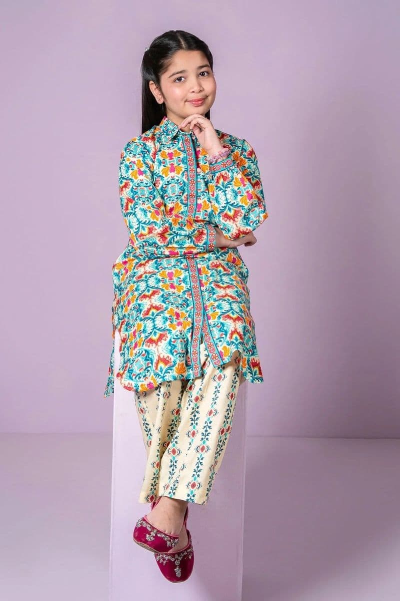 Cotton Lawn Printed 2 Pc Suit thumbnail