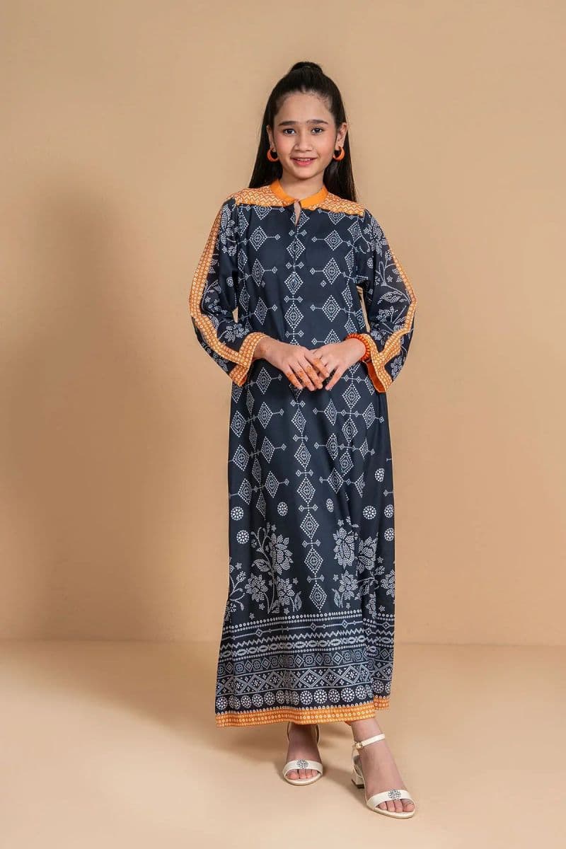 Poly Lawn Digital Printed Kaftan thumbnail
