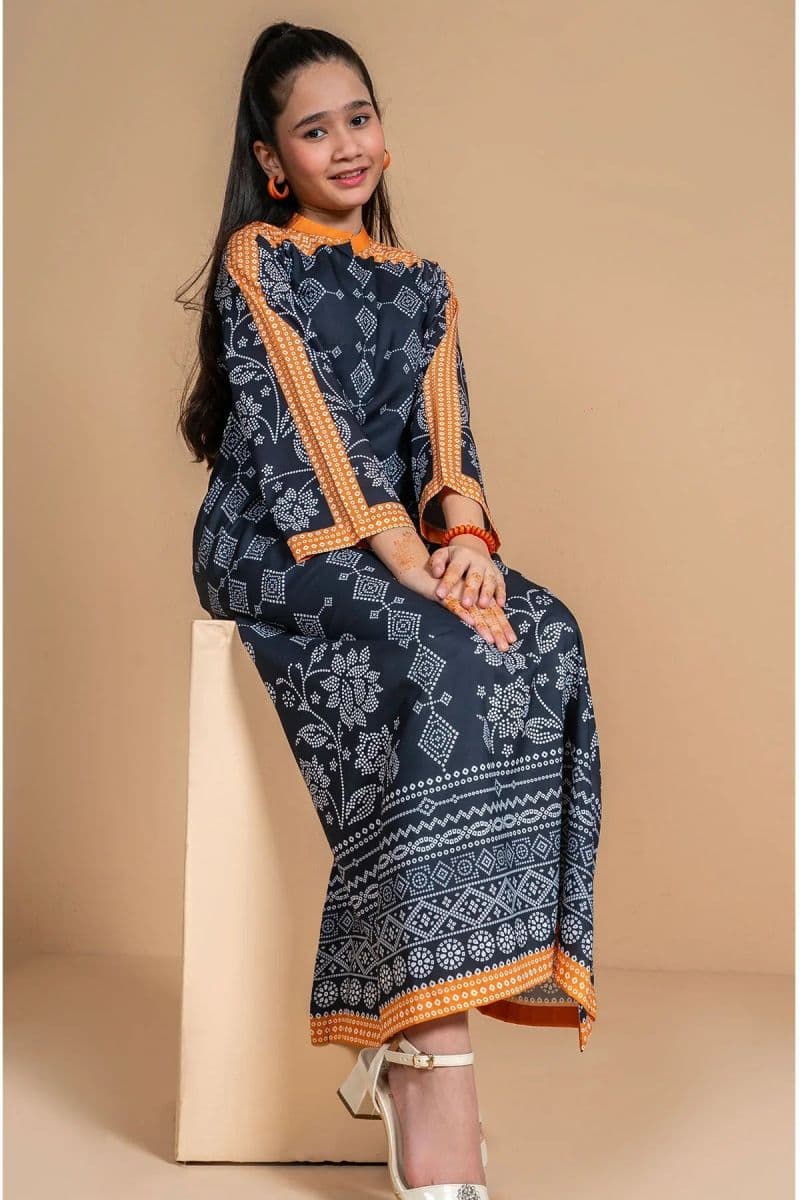 Poly Lawn Digital Printed Kaftan thumbnail