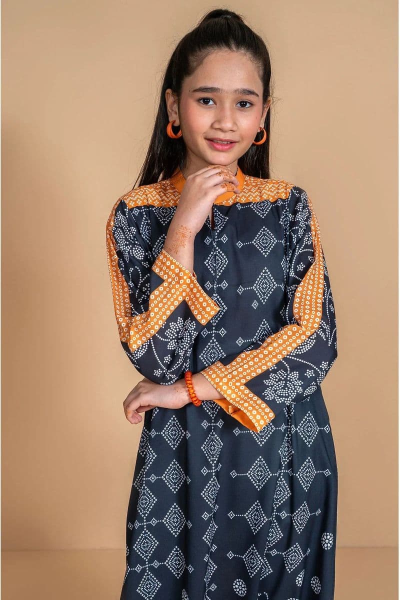Poly Lawn Digital Printed Kaftan thumbnail