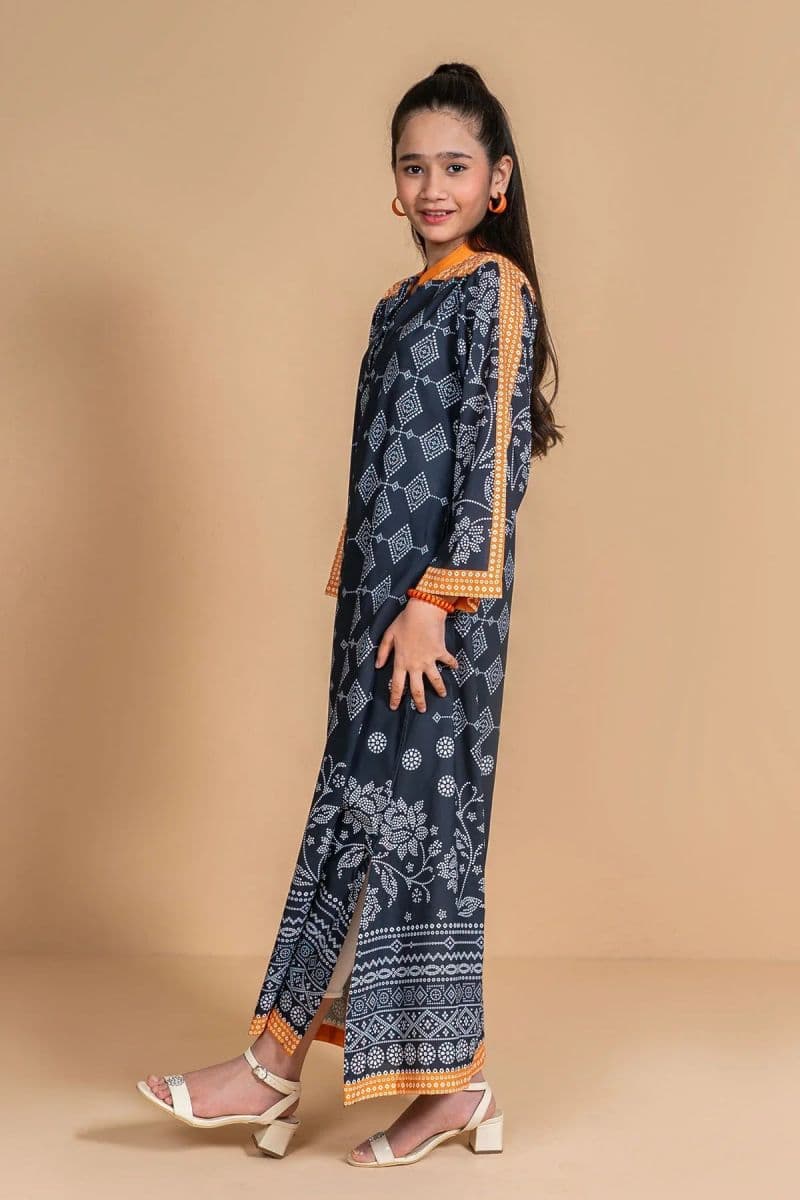 Poly Lawn Digital Printed Kaftan thumbnail