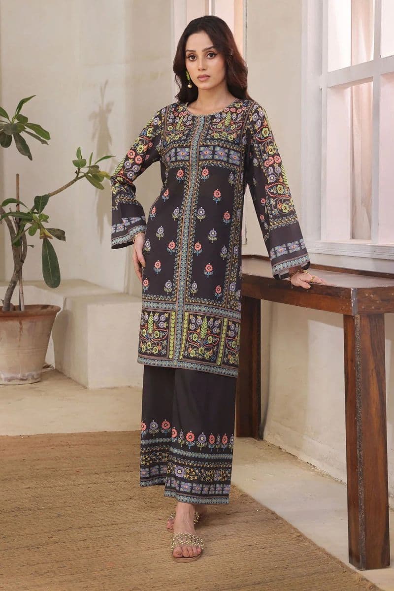 Poly Lawn Digital Printed 2 Pc Suit thumbnail