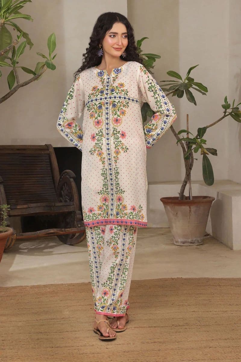 Poly Lawn Digital Printed 2 Pc Suit thumbnail