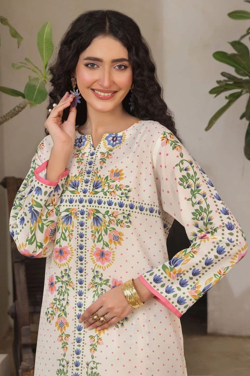 Poly Lawn Digital Printed 2 Pc Suit thumbnail