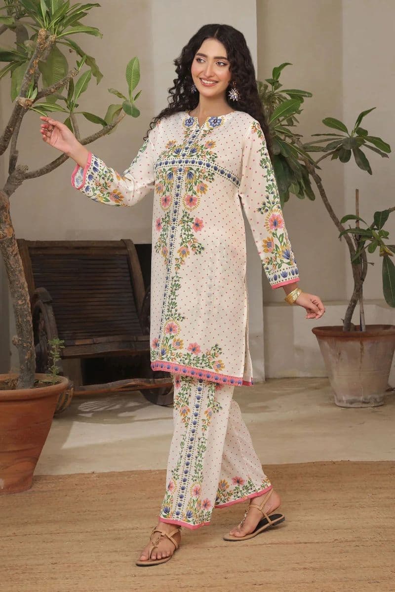 Poly Lawn Digital Printed 2 Pc Suit thumbnail