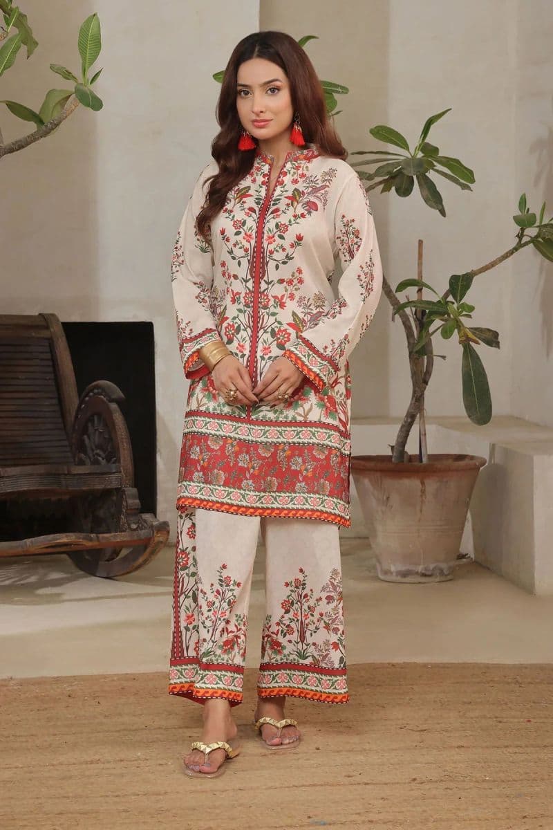 Poly Lawn Digital Printed 2 Pc Suit thumbnail