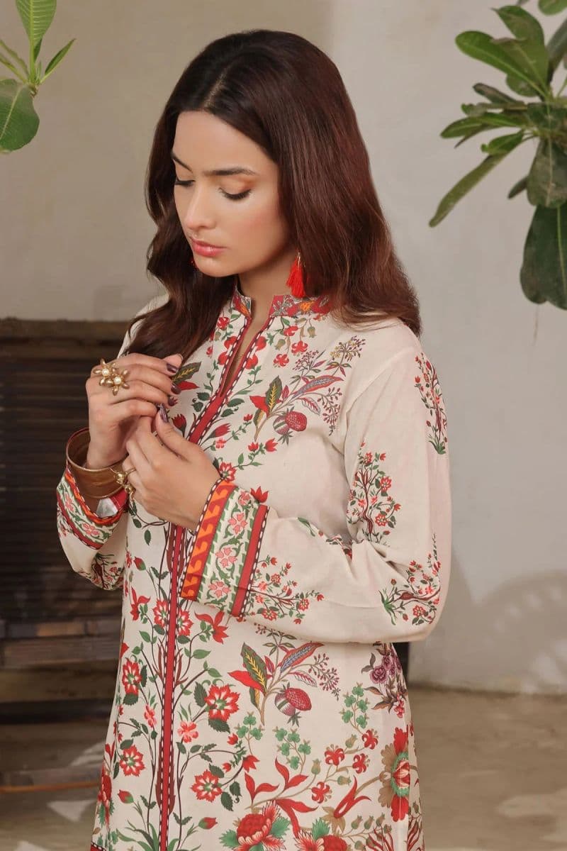 Poly Lawn Digital Printed 2 Pc Suit thumbnail