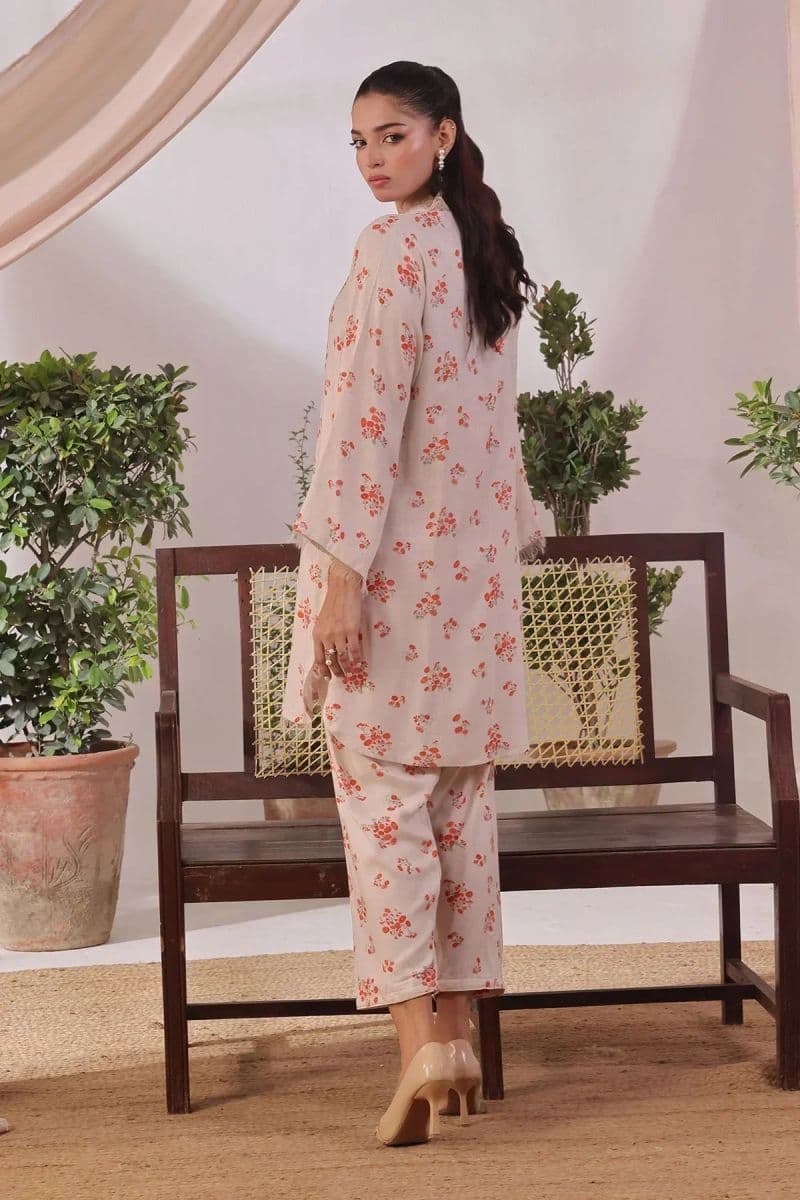 Chambray Cotton Womens 2 Pc Suit thumbnail