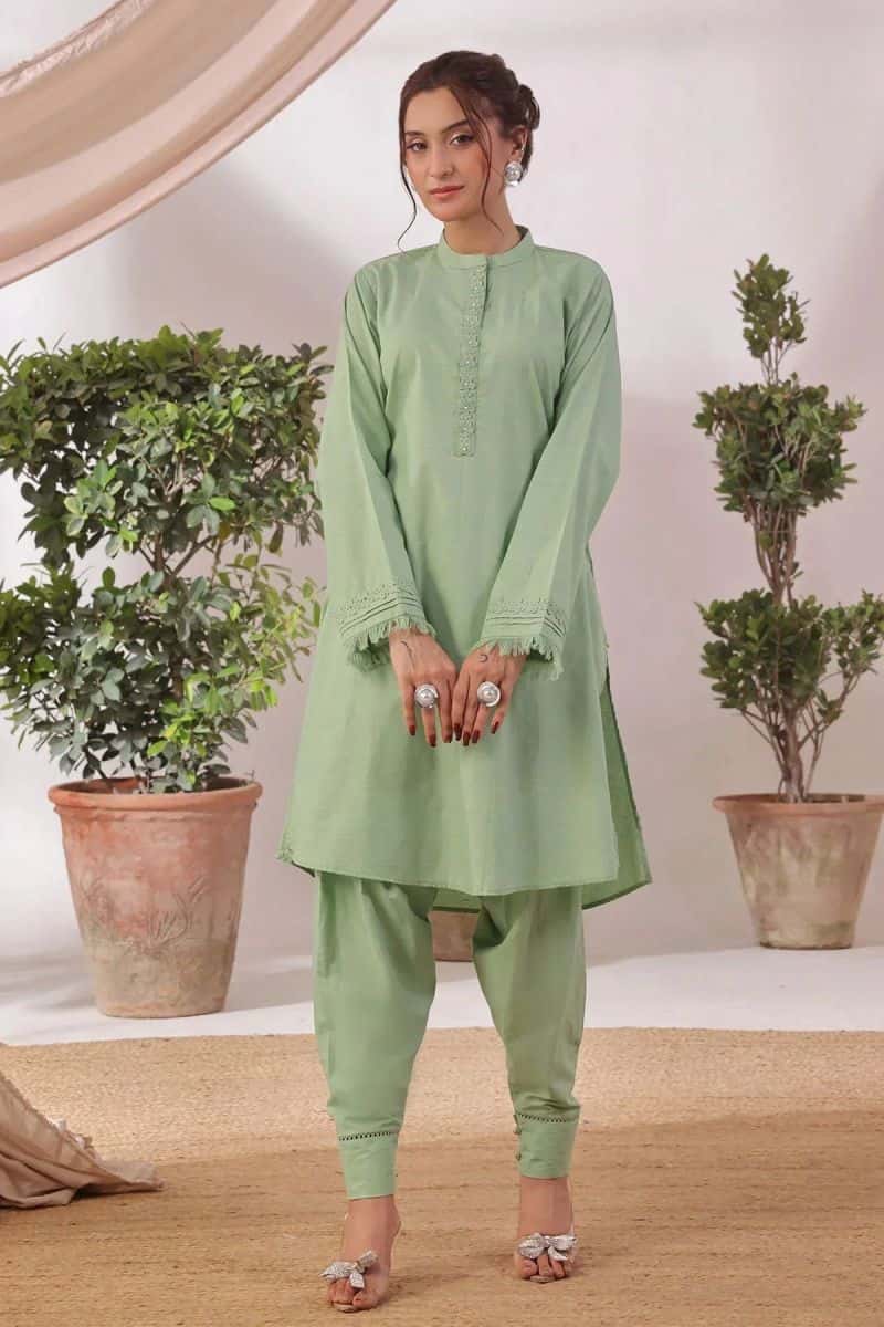Slub Lawn Womens 2 Pc Suit
