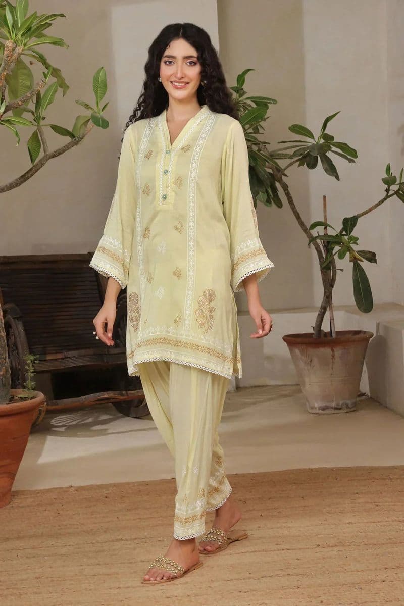 Rod Silk Block Printed Womens 2 Pc Suit thumbnail