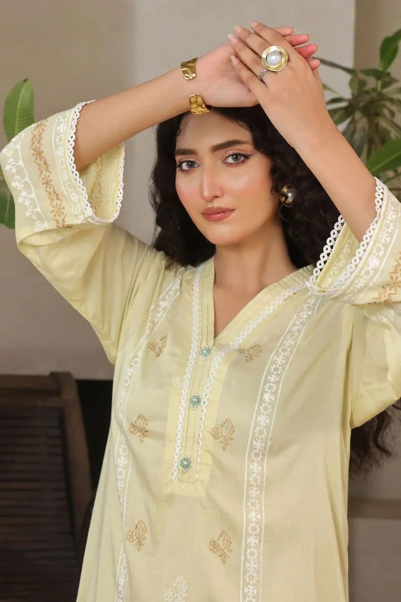 Rod Silk Block Printed Womens 2 Pc Suit thumbnail