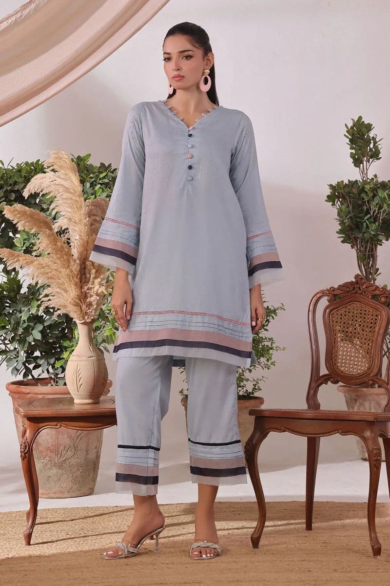 Cotton Jacquard Womens 2 Pc Suit thumbnail
