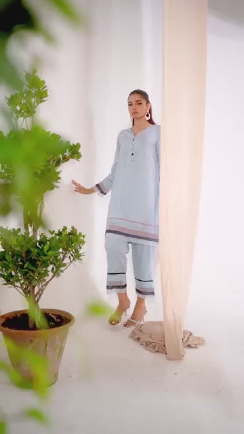 Cotton Jacquard Womens 2 Pc Suit thumbnail