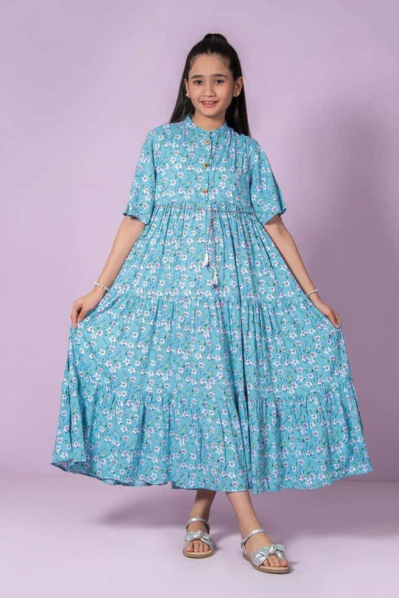 Boski Linen Printed Dress