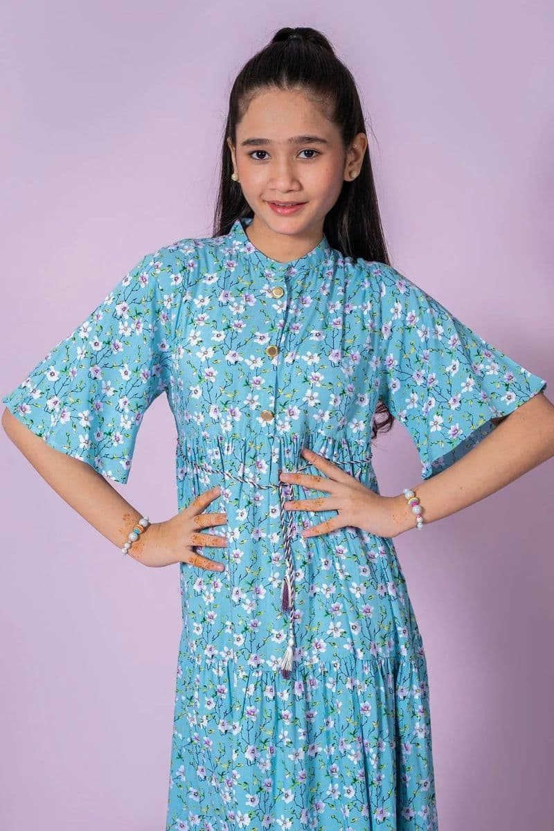 Boski Linen Printed Dress thumbnail