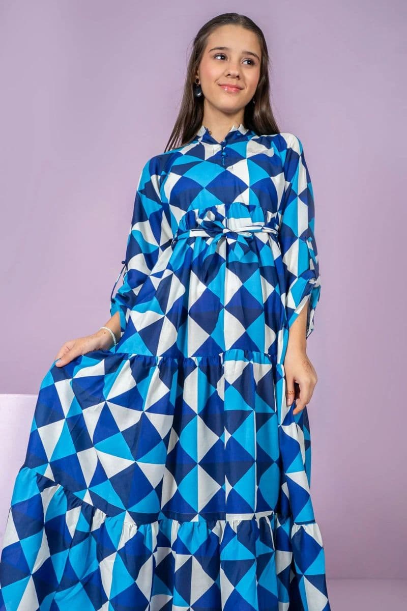 Digital Printed Poly Lawn Dress thumbnail