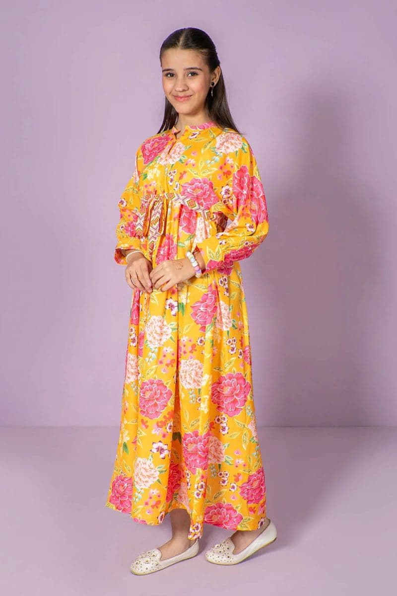 Digital Printed Poly Lawn Dress thumbnail