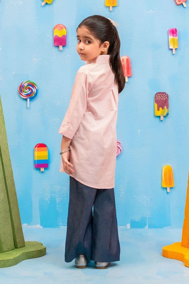 Pin Stripes Cotton 2 Pc Suit thumbnail