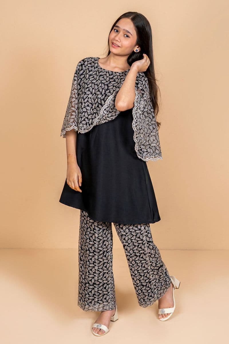 Net Embroidered 2 Pc Suit thumbnail