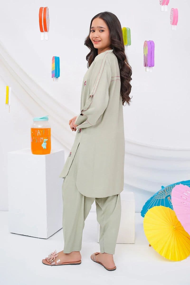 Boski Linen Embroidered 2 Pc Suit thumbnail