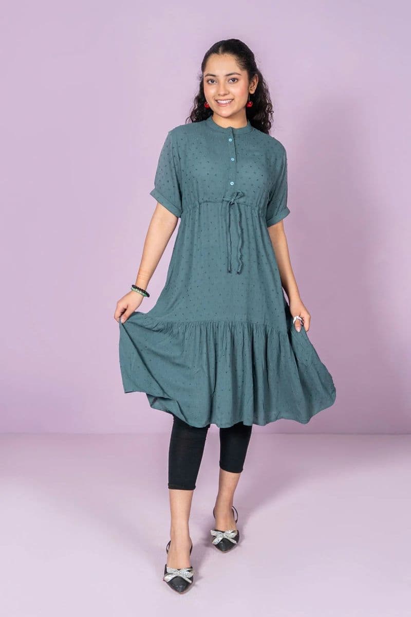 Cotton Broschia Dress thumbnail