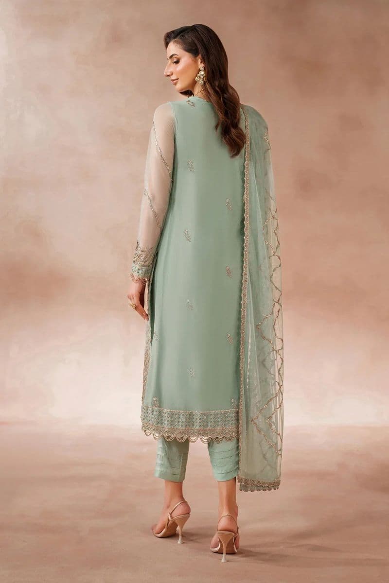 Embroidered Raw Silk Unstitched Suit (MUF-05) thumbnail