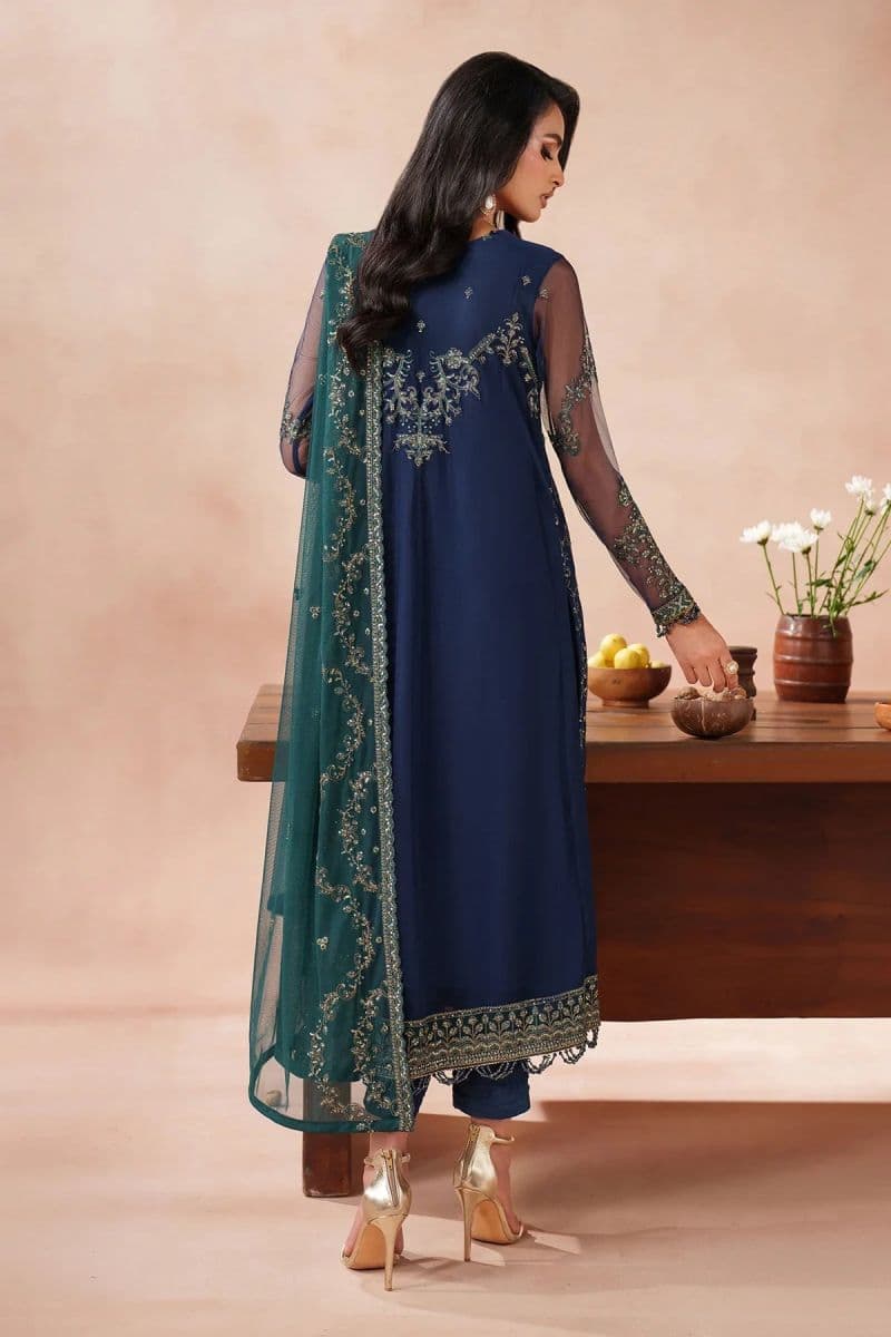 Embroidered Raw Silk Unstitched Suit (MUF-03) thumbnail