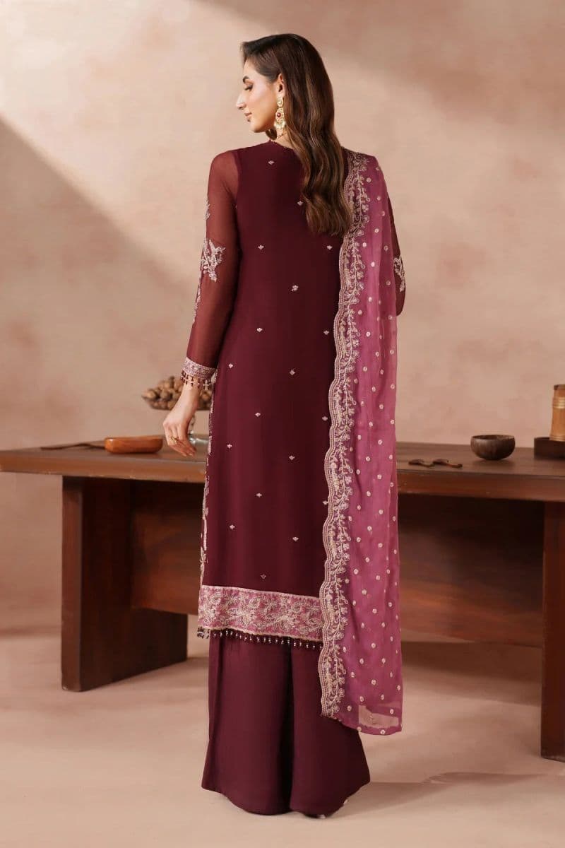 Embroidered Raw Silk Unstitched Suit (MUF-02) thumbnail