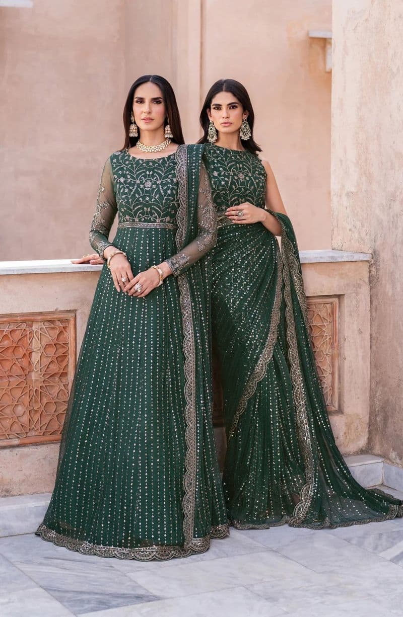 Embroidered Raw Silk Unstitched Suit (SBA-05) thumbnail