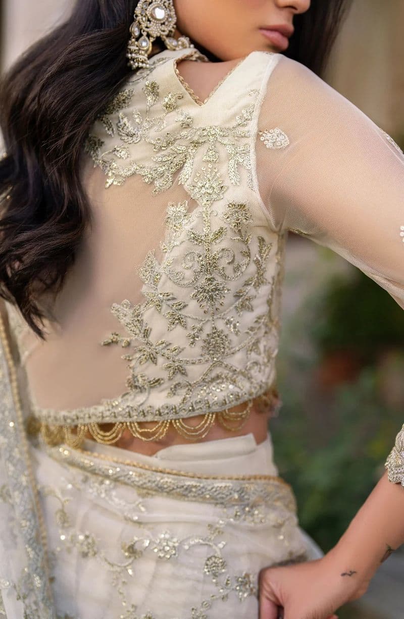 Embroidered Raw Silk Unstitched Suit (SBA-02) thumbnail