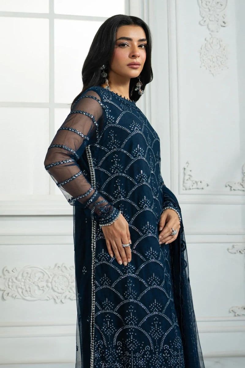 Embroidered Raw Silk Unstitched Suit (ZRI-02) thumbnail